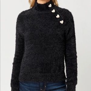 BUFFALO Fuzzy Turtleneck (size: Small)